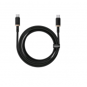 Кабель Baseus Dura Series Type-C to Type-C 100W Black/Gold 1m Кабель Baseus Dura Series Type-C to Type-C 100W Black/Gold 1m
