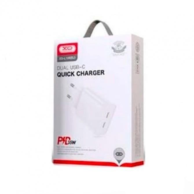 Сетевое зарядное устройство XO L105 35W/2 USB-C White-1