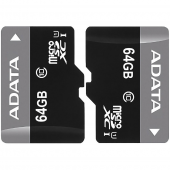 Карта памяти ADATA MicroSDXC 64GB UHS-I (Class 10) (card only)