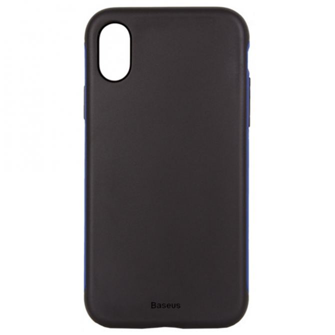 Чехол Baseus Bumper Case для iPhone X Dark Blue (BM15)-2