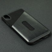 Чохол Baseus Card Pocket Series для iPhone X Чорний (KA01) Чохол Baseus Card Pocket Series для iPhone X Чорний (KA01)