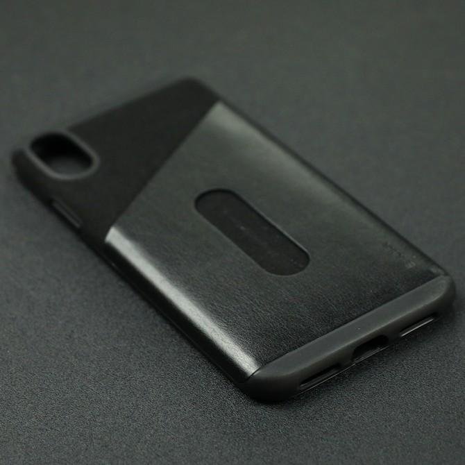 Чехол Baseus Card Pocket Series для iPhone X Чёрный (KA01)-3