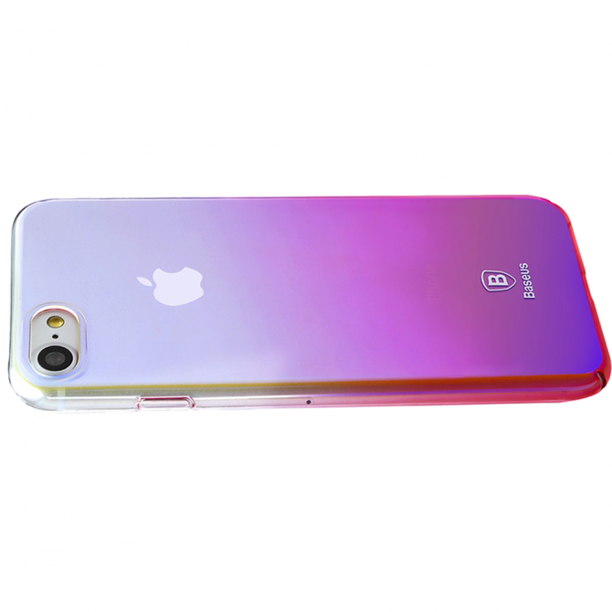 Чехол Baseus Glaze Series для iPhone 7 Pink-1