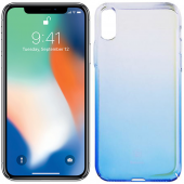Чехол Baseus Glaze Series для iPhone X Blue