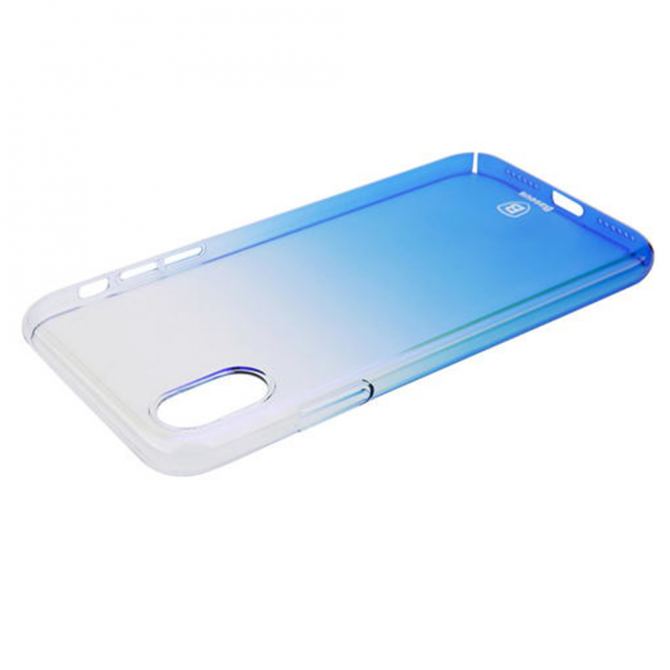 Чохол Baseus Glaze Series для iPhone X Синій-5