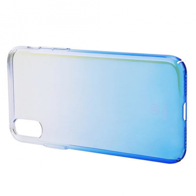 Чохол Baseus Glaze Series для iPhone X Синій-6