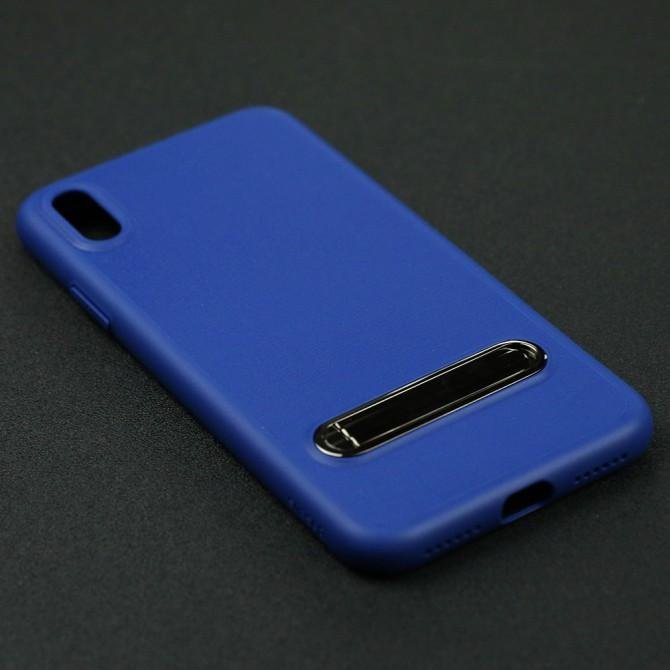 Чохол Baseus Happy Watching Supporting Series для iPhone X Синій (LS15)-3