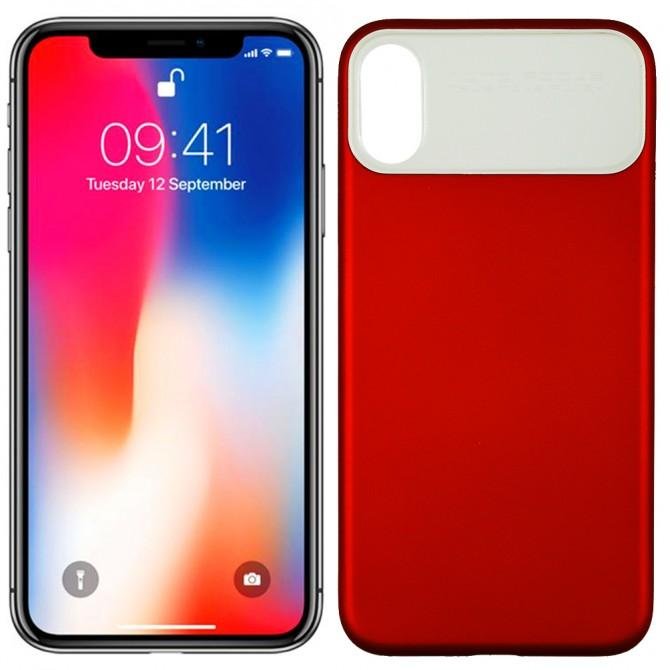 Чохол Baseus Slim Lotus Series для iPhone X Червоний(QF09)