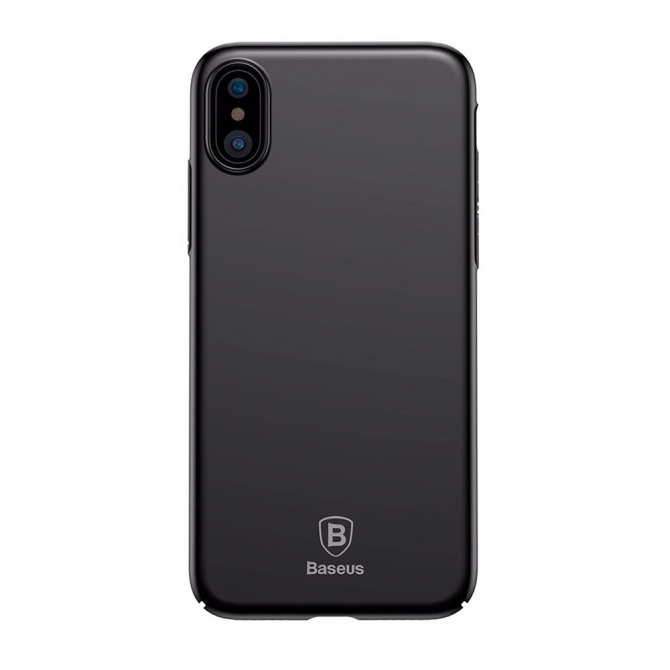 Чехол Baseus Thin Series для iPhone X Чёрный (ZB01)-1