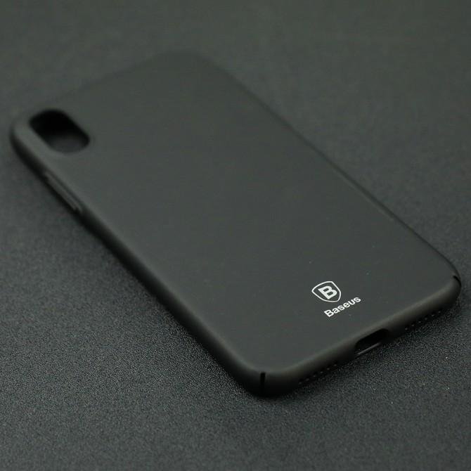Чехол Baseus Thin Series для iPhone X Чёрный (ZB01)-3