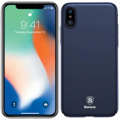 Чохол Baseus Thin Series для iPhone X Темно-синій (ZB15) Чохол Baseus Thin Series для iPhone X Темно-синій (ZB15)