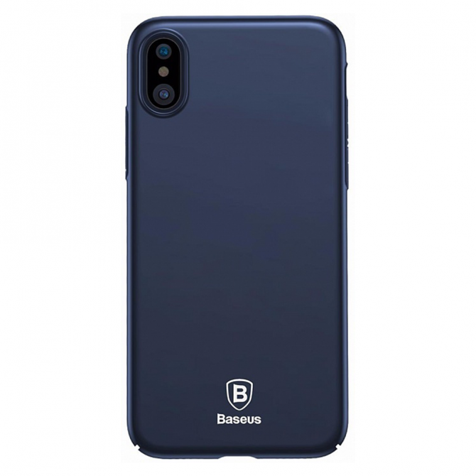 Чехол Baseus Thin Series для iPhone X Dark Blue (ZB15)-1