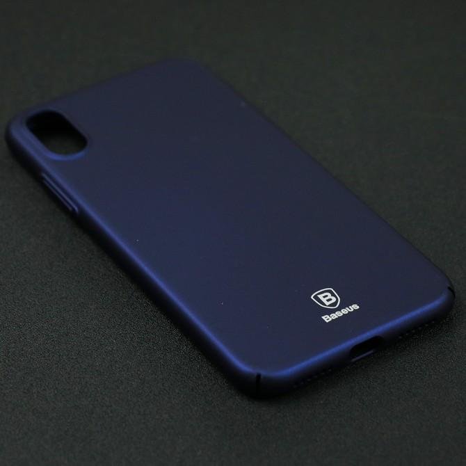 Чехол Baseus Thin Series для iPhone X Dark Blue (ZB15)-3