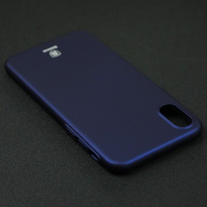 Чехол Baseus Thin Series для iPhone X Dark Blue (ZB15)-4