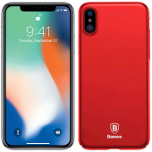 Чехол Baseus Thin Series для iPhone X Красный (ZB09) Чехол Baseus Thin Series для iPhone X Красный (ZB09)