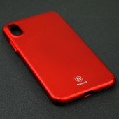 Чехол Baseus Thin Series для iPhone X Красный (ZB09) Чехол Baseus Thin Series для iPhone X Красный (ZB09)