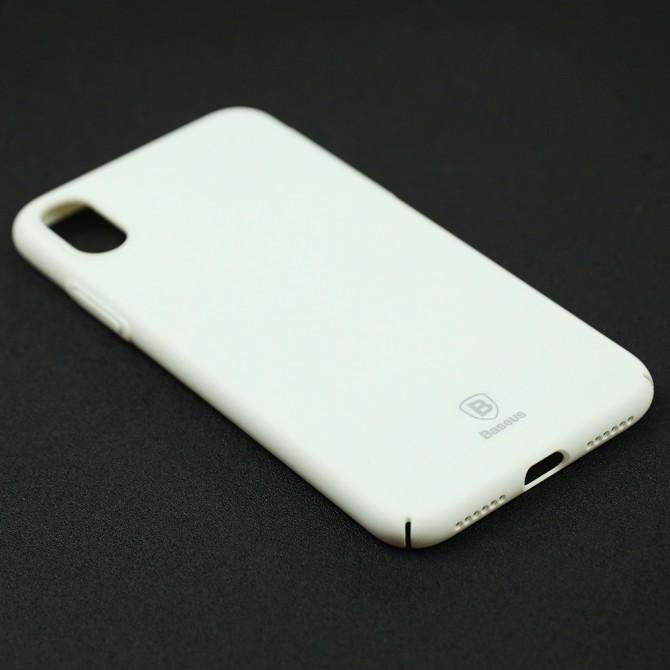 Чохол Baseus Thin Series для iPhone X Білий (ZB02)-3