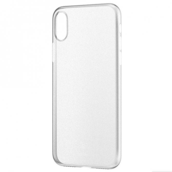Чохол Baseus Wing Case для iPhone X Прозорий Білий-2