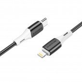 Кабель Borofone BX79 Type-C to Lightning 20W Black 1m Кабель Borofone BX79 Type-C to Lightning 20W Black 1m