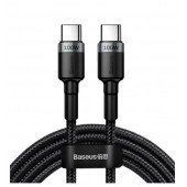 Кабель Cafule Type-C/Type-C 100W (CATKLF-ALG1) Black/Grey 2m Кабель Cafule Type-C/Type-C 100W (CATKLF-ALG1) Black/Grey 2m