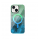 Чехол TPU Shiny Mountain (MagFit) для Apple iPhone 15 (6.1") Green/ Blue