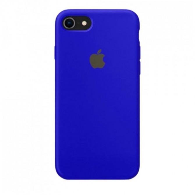Оригінальний силіконовий чохол для iPhone 7/8 Сапфіровий