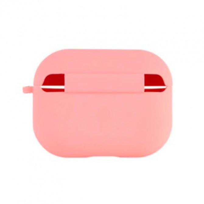 Чохол U-Like Silicone Protective For Airpods Pro 3 Microfibre Pink-1