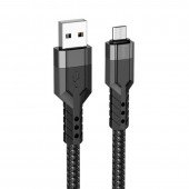 Кабель USB Hoco U110 MicroUSB Black 1.2m Кабель USB Hoco U110 MicroUSB Black 1.2m