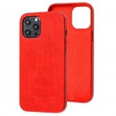 Чехол Leather Croc Case для Apple Iphone 11 Red Чехол Leather Croc Case для Apple Iphone 11 Red