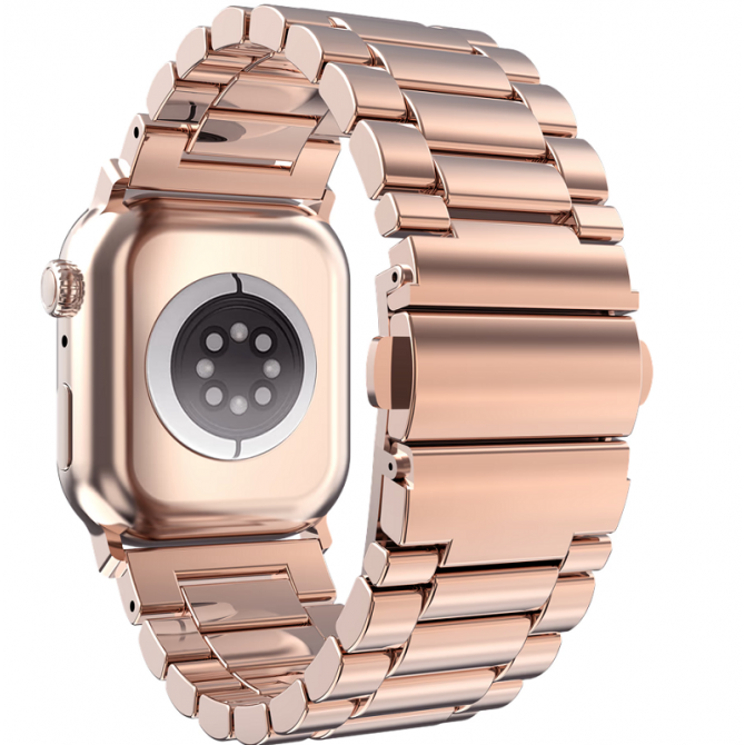 Ремешок для Apple Watch 38/40mm Steel Elegance Rose Gold-1