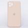 Оригінальний силіконовий чохол для iPhone 11 Pro Max Бежевий FULL (with camera protection)