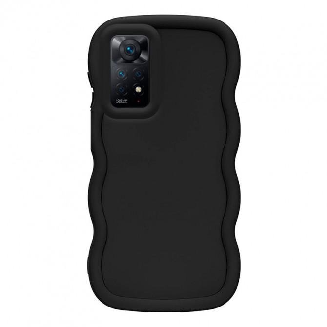 Чехол TPU Ripple для Xiaomi Redmi Note 11 Pro 4G/5G Black¶