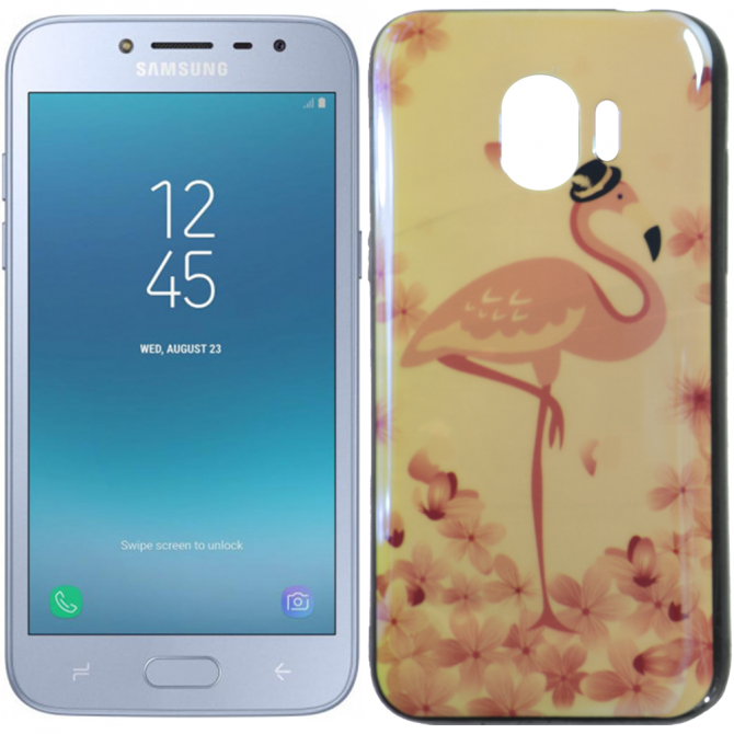 Чохол U-Like Picture series для Samsung J250 (J2 2018) Фламінго
