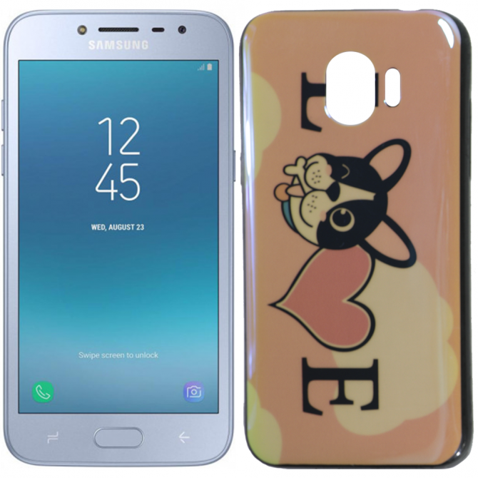 Чехол U-Like Picture series для Samsung J250 (J2 2018) Love Pink