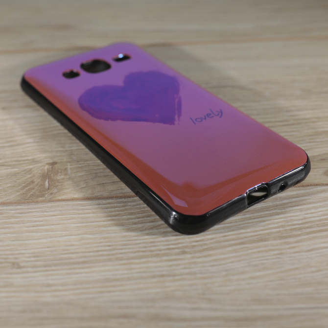 Чохол U-Like Picture series для Samsung J300/J320 Серце/Рожевий-2