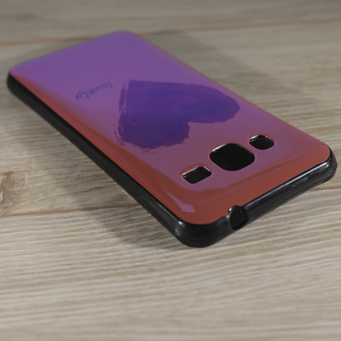 Чохол U-Like Picture series для Samsung J300/J320 Серце/Рожевий-3