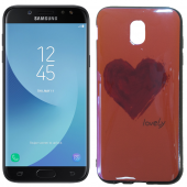 Чехол U-Like Picture series для Samsung J330 (J3 2017) Heart Pink