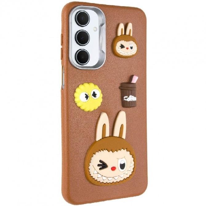 Чохол TPU Leather Toys для Xiaomi Redmi Note 12 4G (Labubu / Brown)