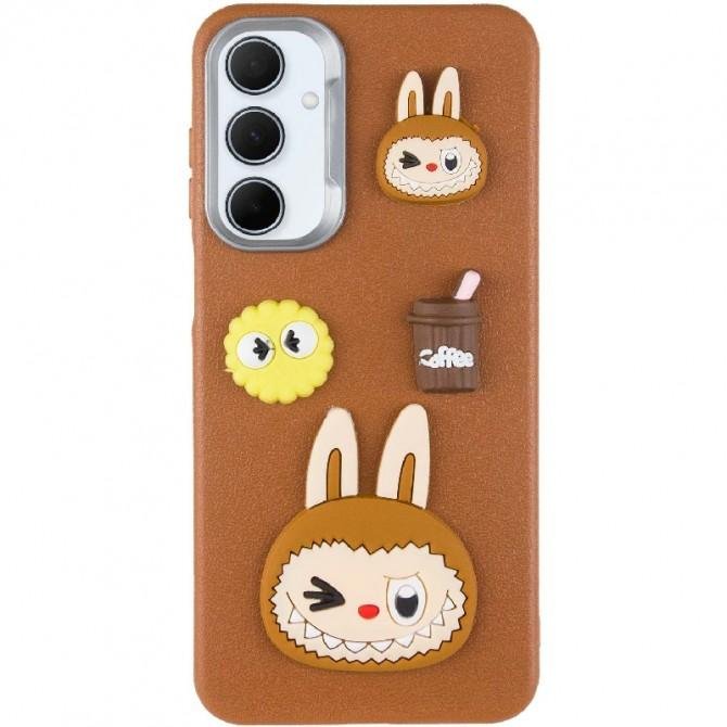 Чохол TPU Leather Toys для Xiaomi Redmi Note 12 4G (Labubu / Brown)-1