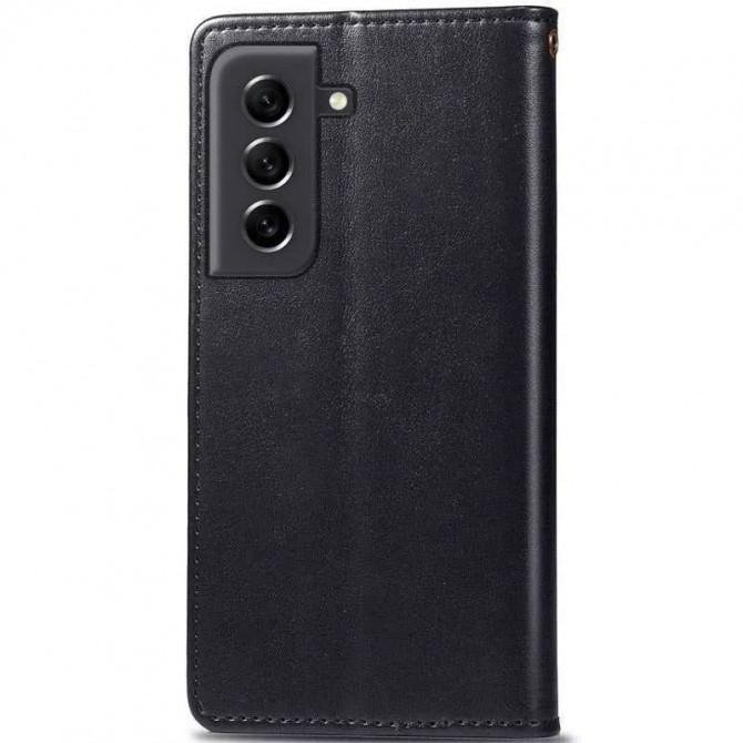 Чехол-книжка GETMAN Gallant for Samsung S21 FE Black-1