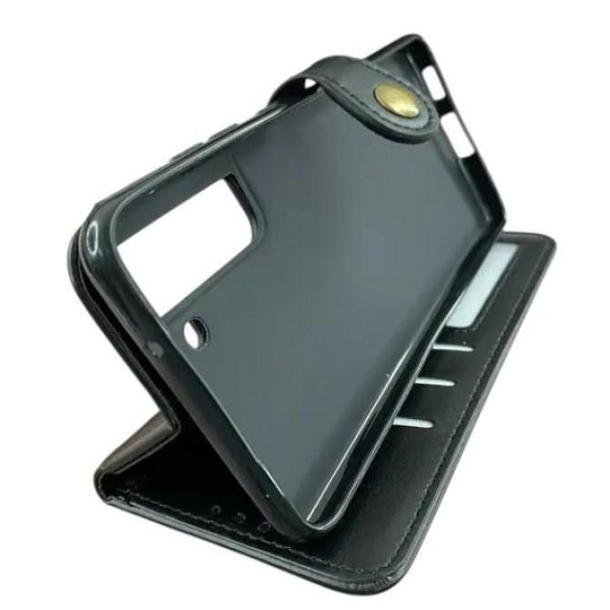 Чехол-книжка GETMAN Gallant for Samsung S21 FE Black-4