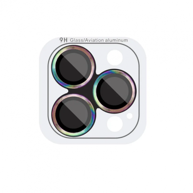 Защитное стекло на камеру Metal Classic (в упак.) для iPhone 14 Pro / 14 Pro Max Сиреневый