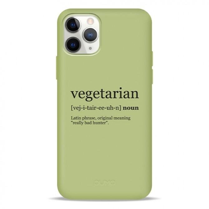 Чохол Pump Silicone Minimalistic Case for iPhone 11 Pro Max Vegetarian Wiki