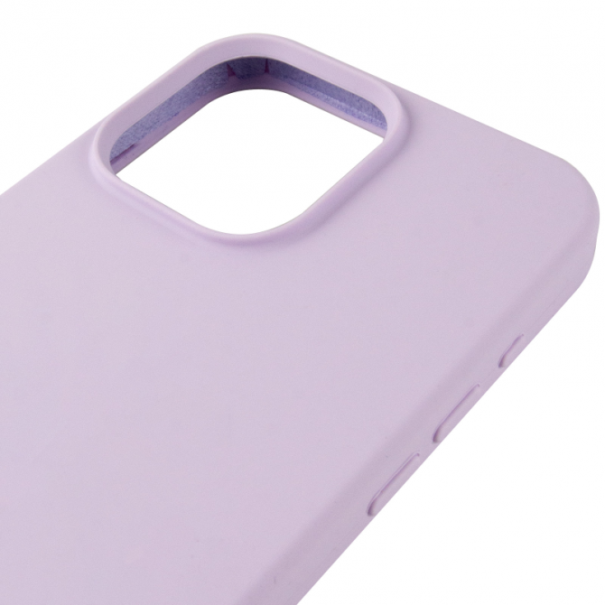 Силиконовый чехол для iPhone 15 Lilac FULL (NO LOGO)-3