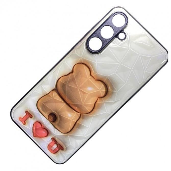 Накладка Prisma Fluffie для Samsung Galaxy A15 4G/5G Bear-1