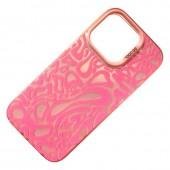 Чехол-накладка Colorful Circles для iPhone 15 Plus Pink