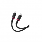 Кабель Baseus Dura Series Type-C to Type-C 100W Black/Red 1m Кабель Baseus Dura Series Type-C to Type-C 100W Black/Red 1m