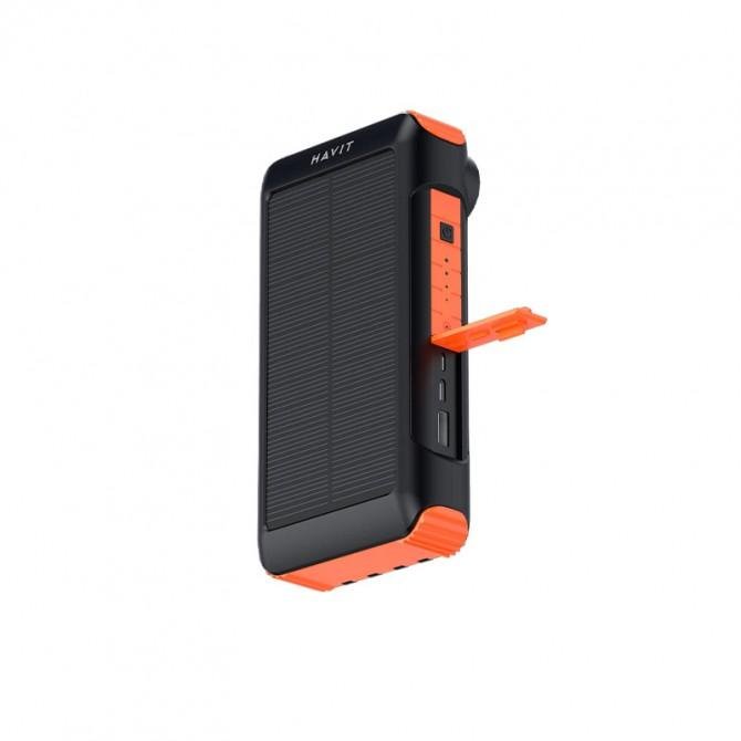Повербанк HAVIT HV-PB5126 20000mAh Solar защищена с солнечной батареей Black/Orange