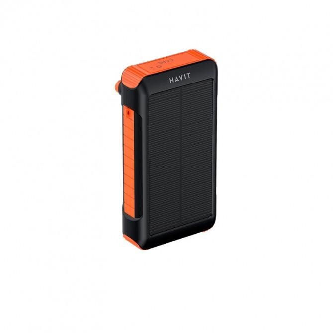 Повербанк HAVIT HV-PB5126 20000mAh Solar защищена с солнечной батареей Black/Orange-1