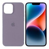 Оригинальный силиконовый чехол для iPhone 14 Pro Lavander grey FULL Оригинальный силиконовый чехол для iPhone 14 Pro Lavander grey FULL